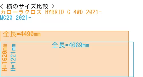 #カローラクロス HYBRID G 4WD 2021- + MC20 2021-